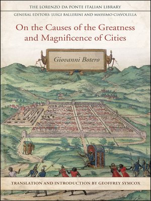 cover image of On the Causes of the Greatness and Magnificence of Cities
